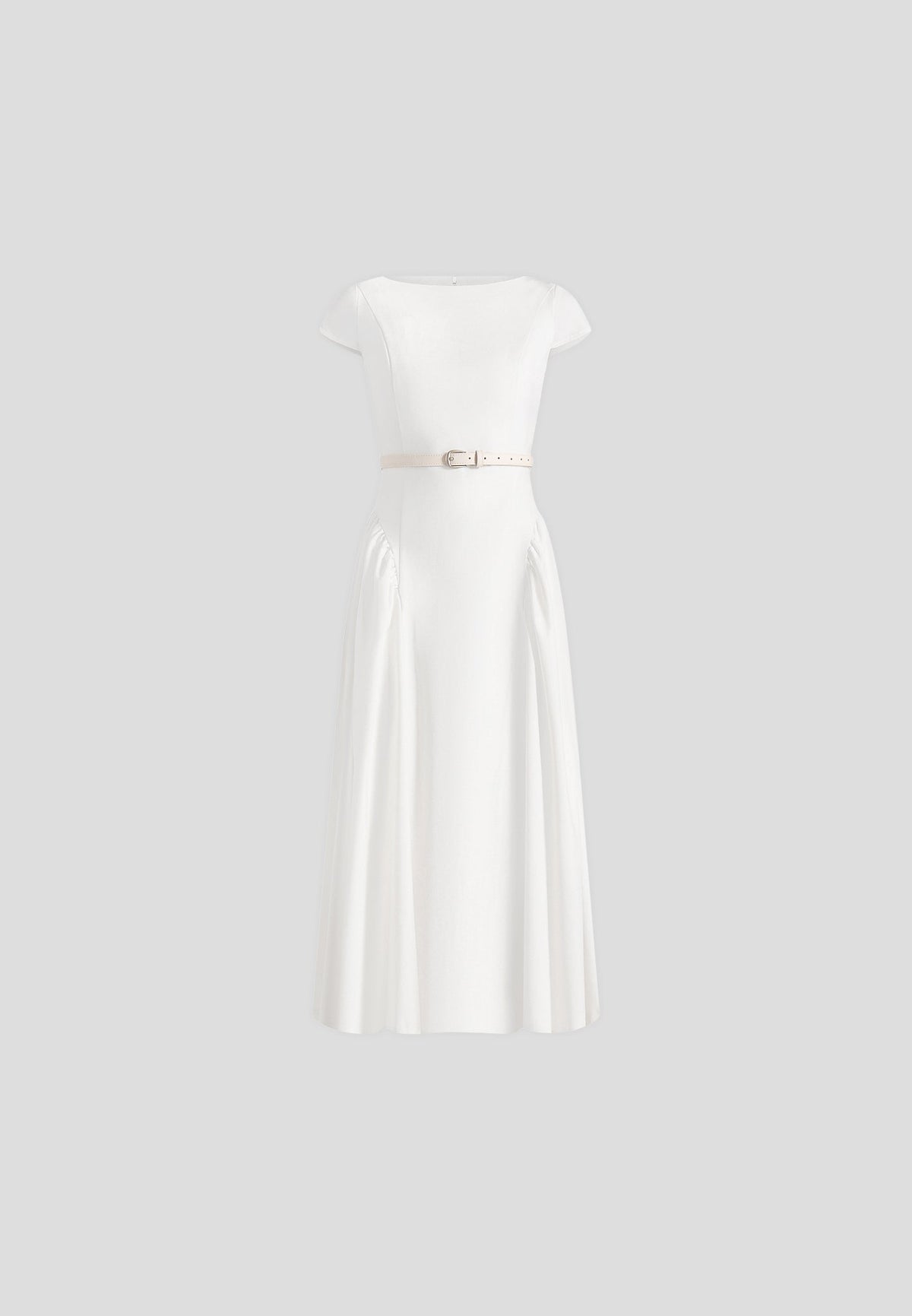 gaia-boat-neck-belted-pleated-midi-dress-white