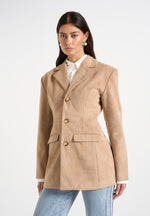 claire-suede-wide-shoulder-cinch-waist-blazer-beige