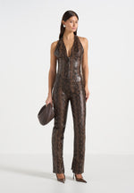 lucia-python-straight-leg-trousers-brown