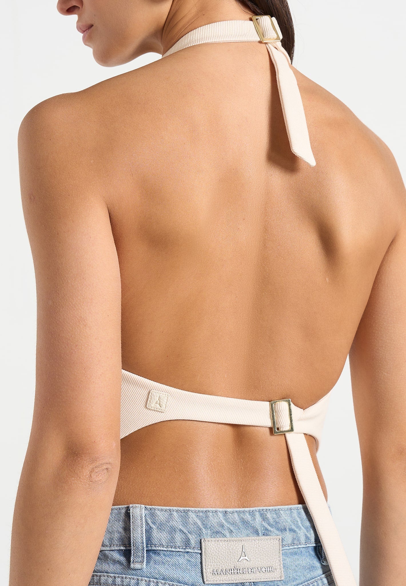claudette-twill-halterneck-backless-top-cream