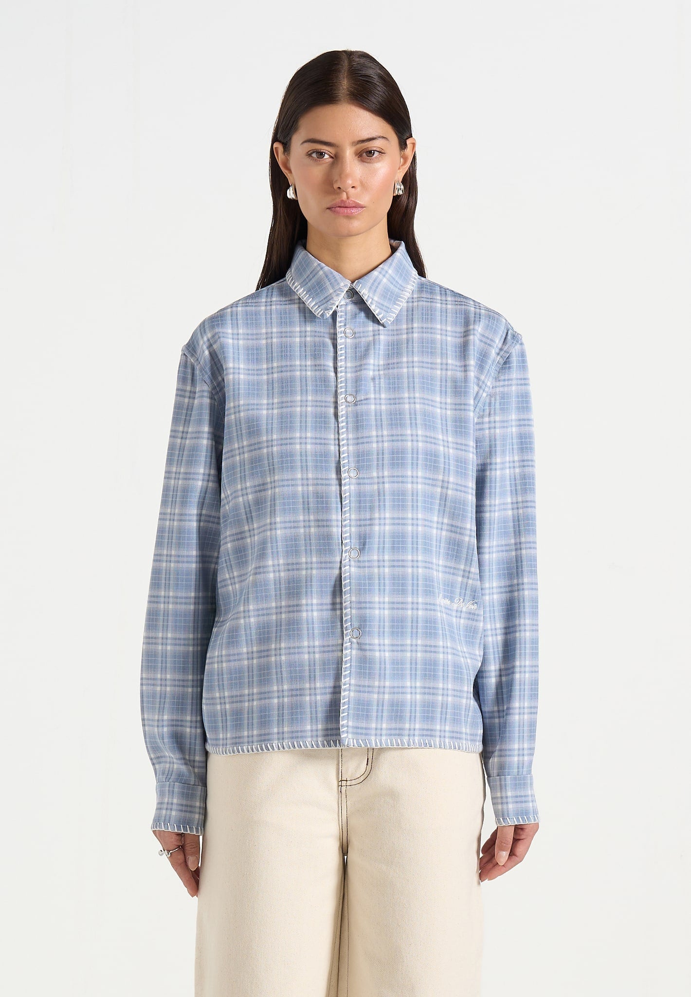 blake-unisex-whipstitch-check-shirt-blue