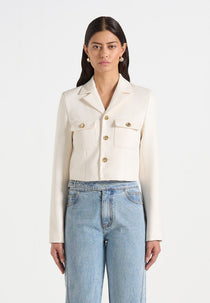 Daphina - Tailored Jacket - Cream