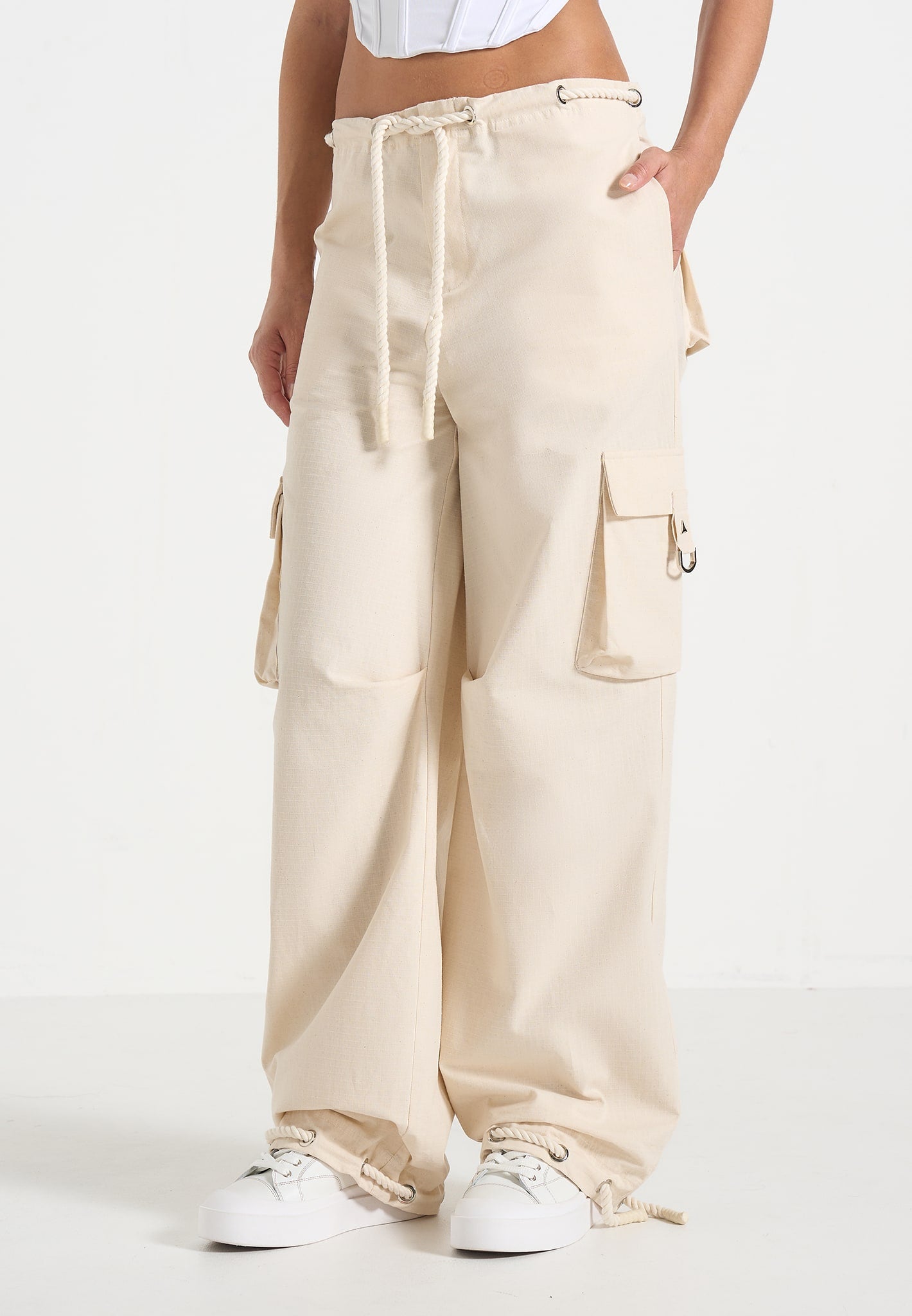 rosa-ripstop-parachute-cargo-pants-cream 