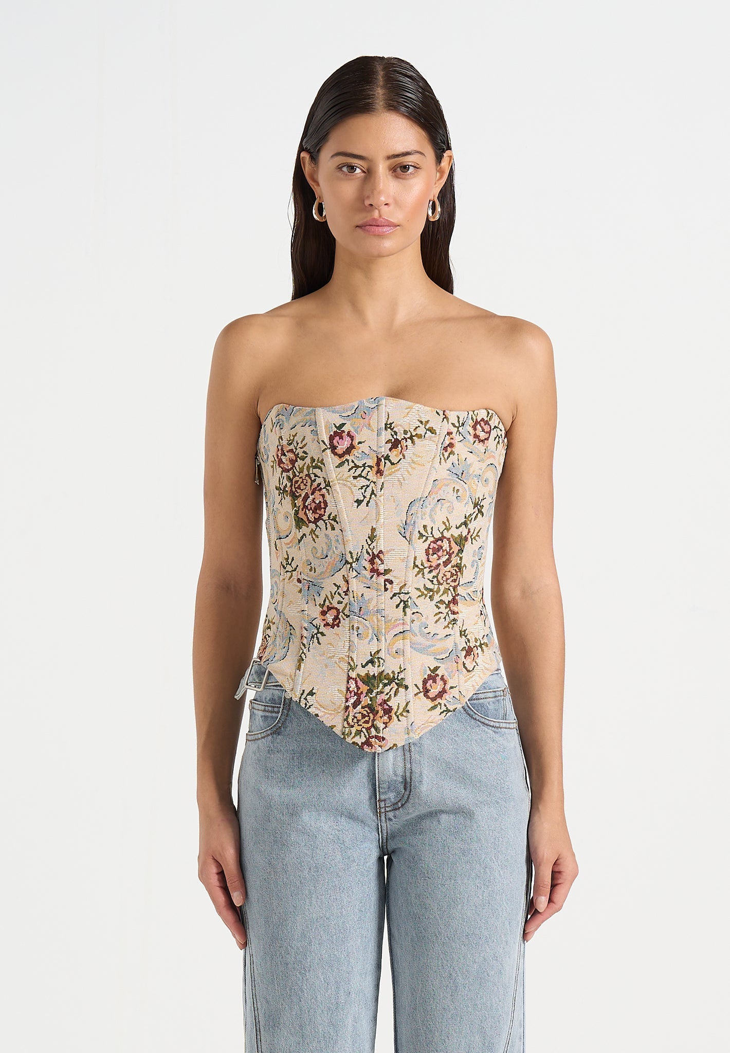 scarlett-tapestry-lace-up-corset-beige