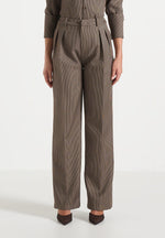 julie-houndstooth-twin-pleat-trousers-brown