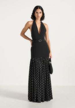 deborah-halter-neck-maxi-dress-with-waist-detail-black-white