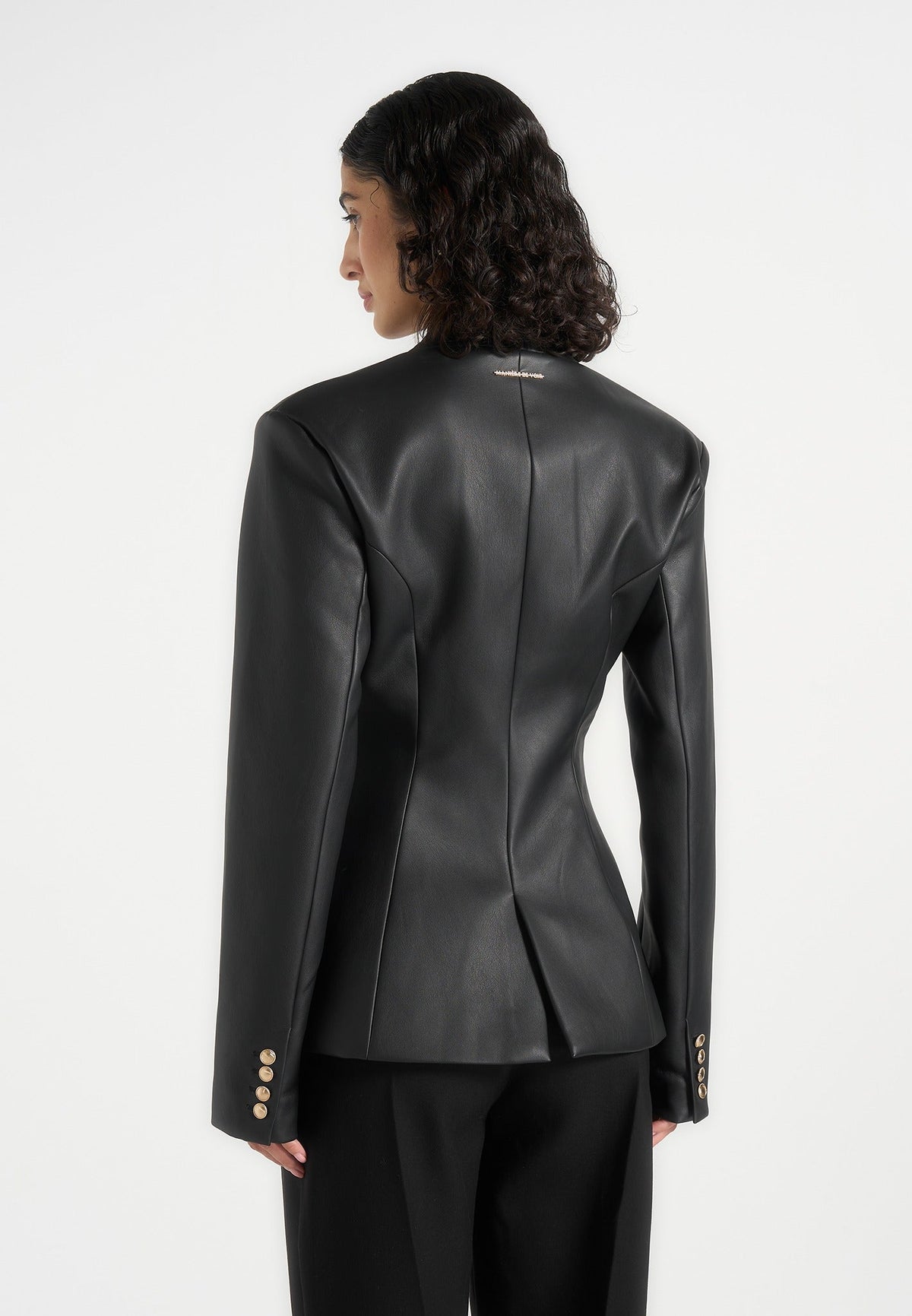 ina-leather-cinched-waist-kimono-blazer