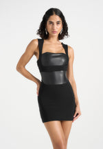 layered-corset-mini-dress-black