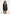 Corset Blazer Dress with Chain - Black