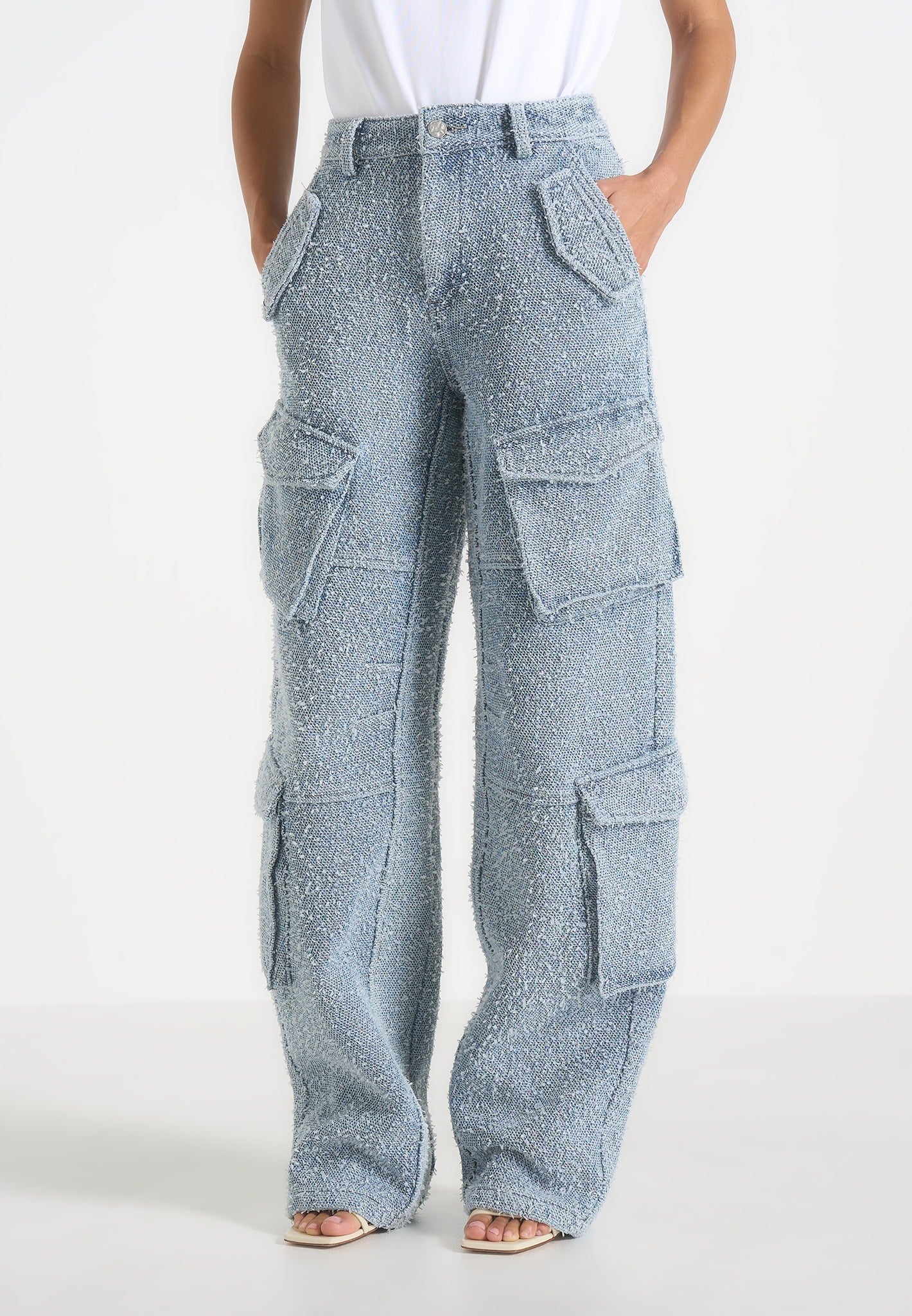 anne-denim-high-waisted-boucle-cargo-pants-mid-blue
