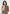 Sonia - Two Tone Tailored Shirt - Taupe/Brown