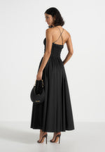 elva-smocked-waist-cotton-maxi-dress-black