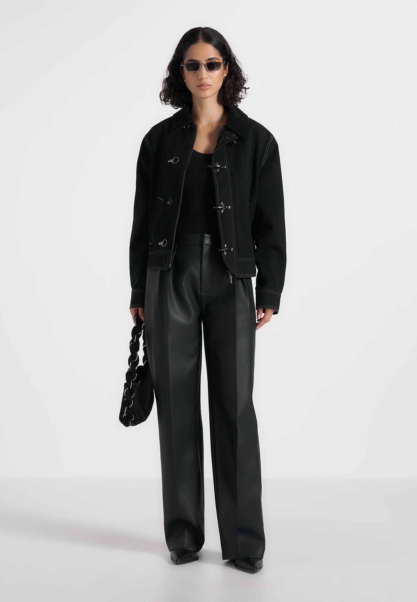 nino-clasp-detail-contrast-stitch-gabardine-jacket-black