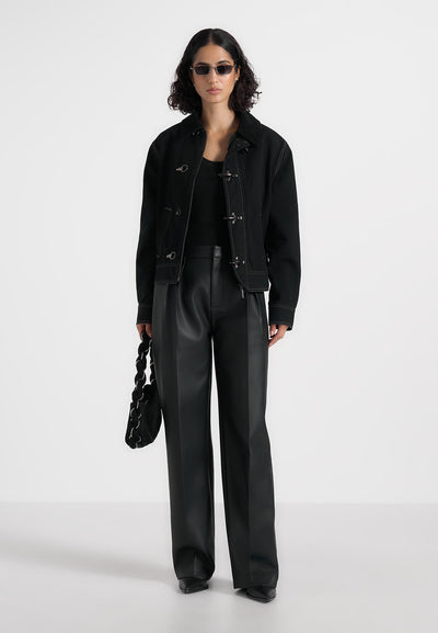 nino-clasp-detail-contrast-stitch-gabardine-jacket-black