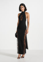 jessica-contour-lace-halter-drape-neck-maxi-dress-black