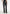 Ruth - Embossed Leather Mid Rise Trousers - Black