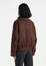romain-unisex-funnel-neck-suede-relaxed-bomber-jacket