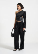 velvet-tailored-pleated-trousers-black