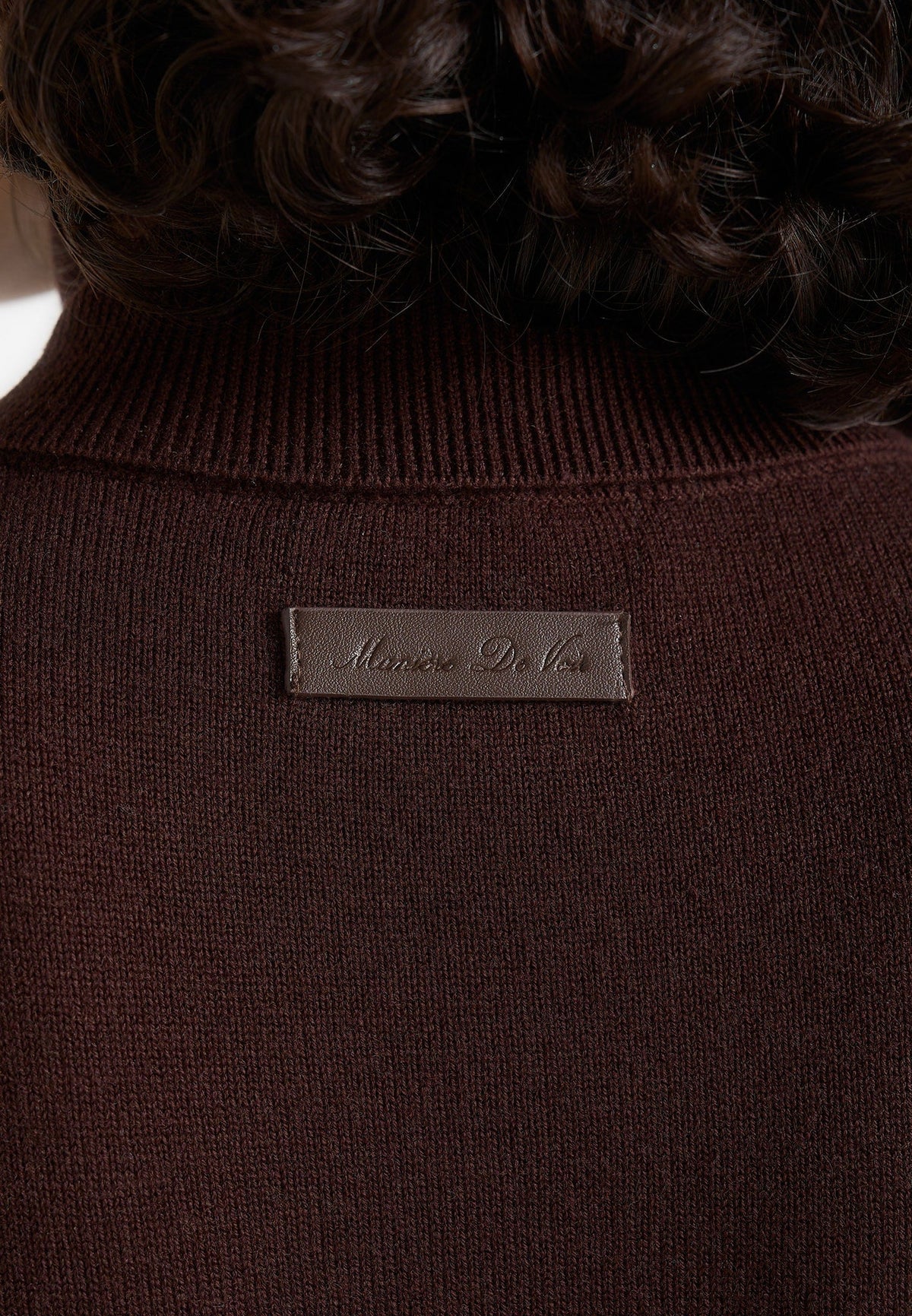Honor - Wool-Blend Turtleneck Knit Bodysuit - Brown