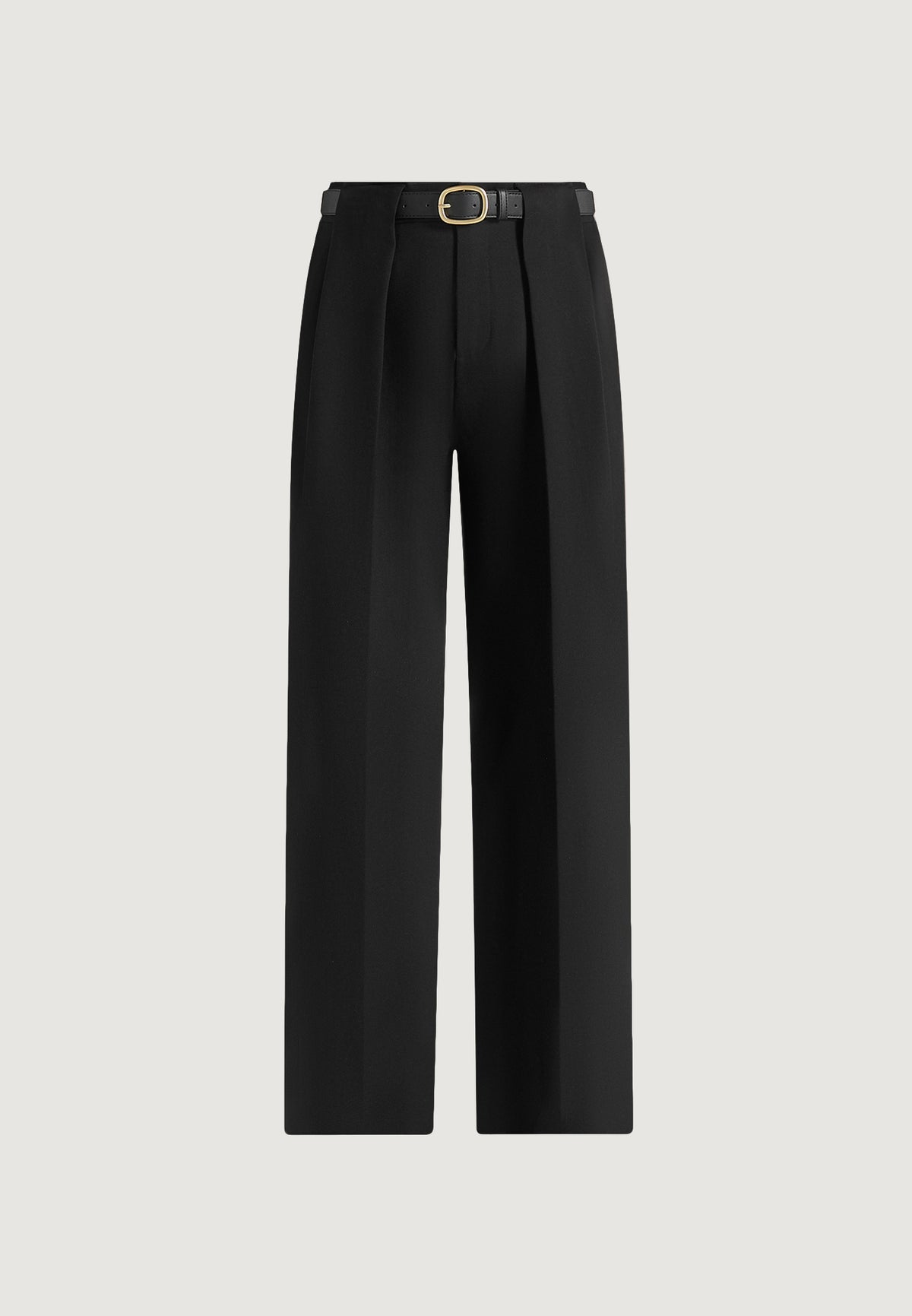 Jodie Pleated Trousers - Black