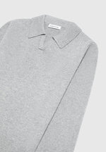 knitted-long-sleeve-polo-grey