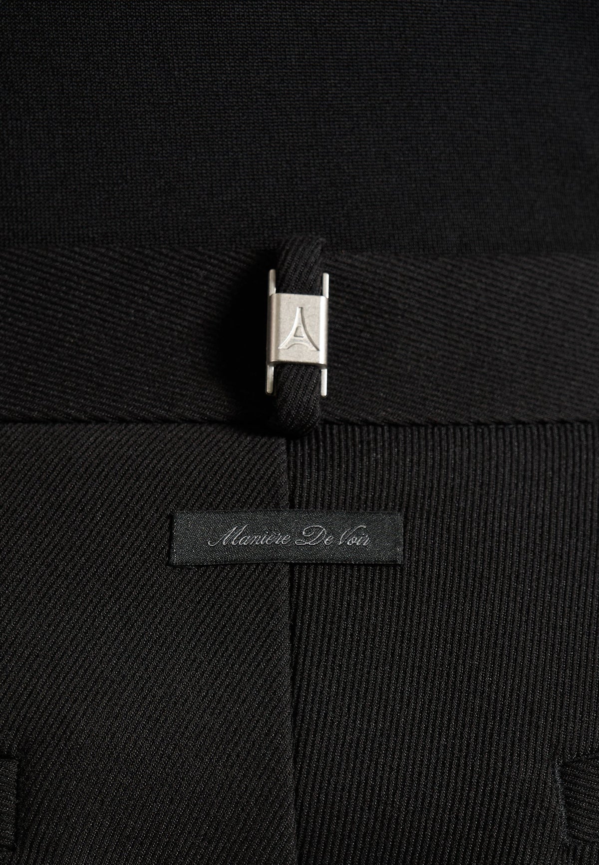 Dorian - Pleated Tailored Pants - Black