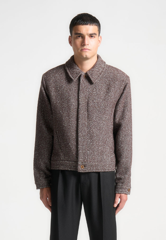 boxy-herringbone-wool-blend-jacket-brown