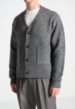 brushed-wool-knit-cardigan-grey