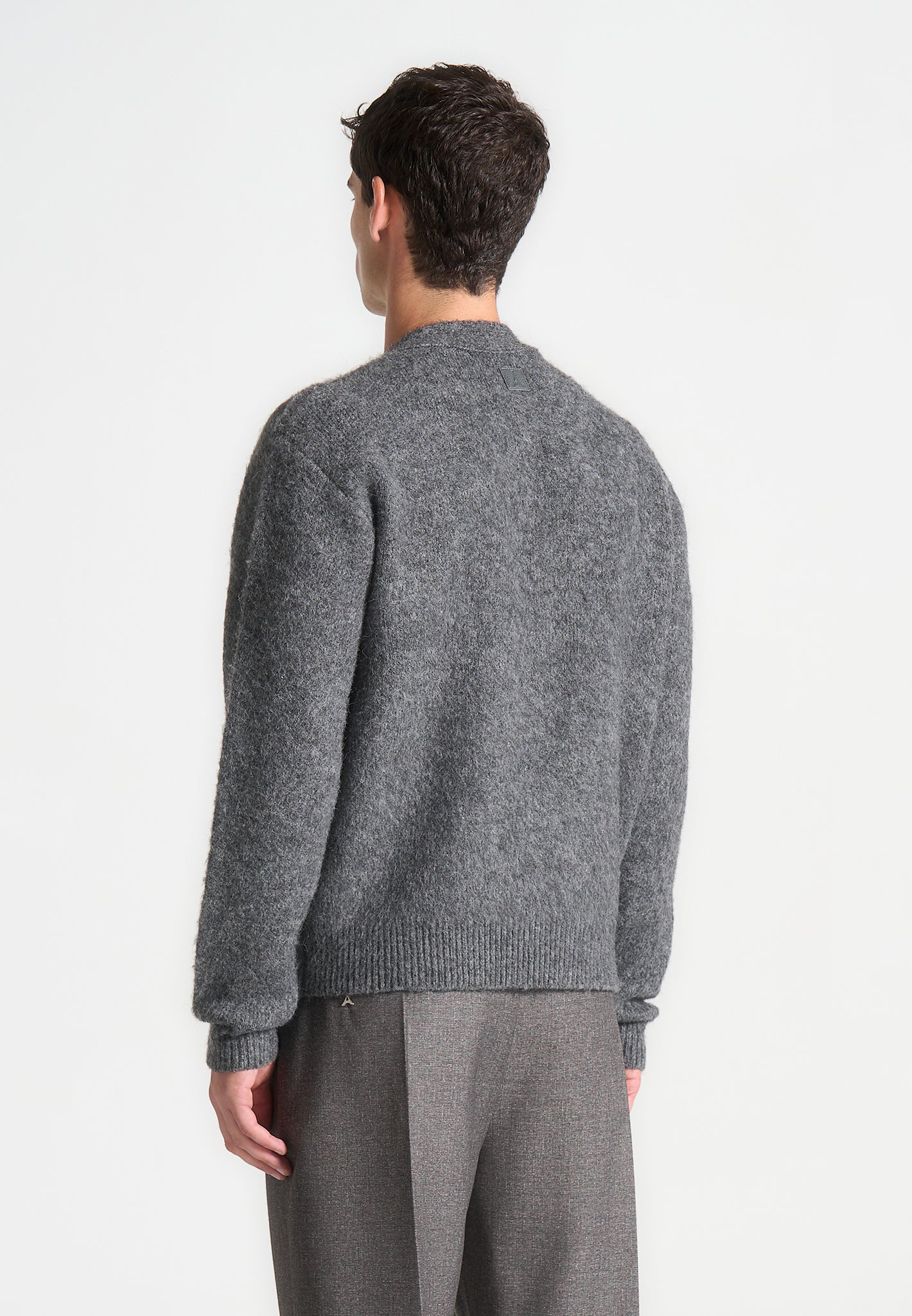 brushed-wool-knit-cardigan-grey