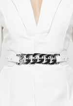 chain-belted-blazer-dress-white