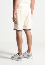 contrast-border-shorts-cream-brown