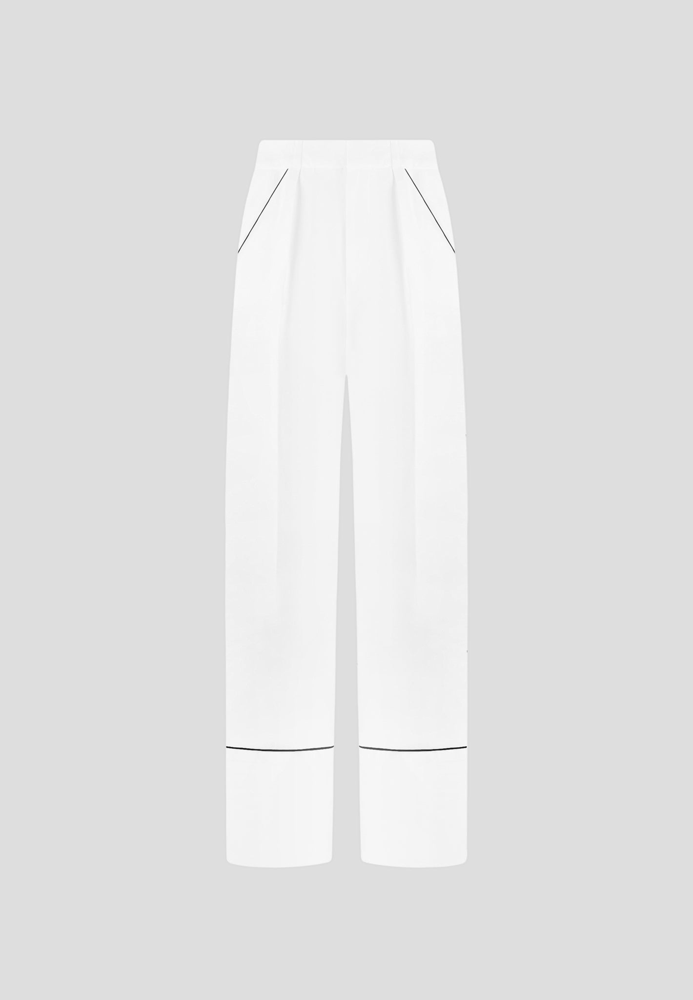 contrast-piped-pleated-trousers-white-black