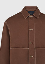 contrast-stitch-carpenter-jacket-brown