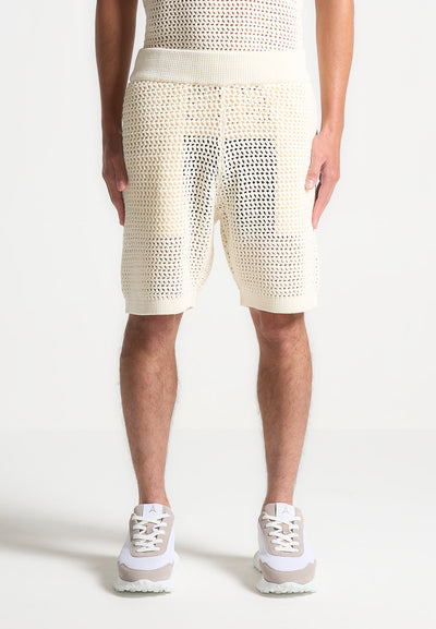 crochet-knit-shorts-cream