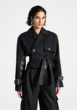 cropped-trench-coat-with-belt-black