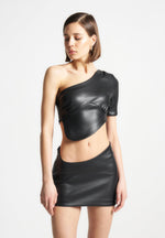 curved-hem-vegan-leather-crop-top-black