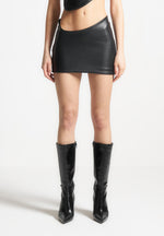 curved-waist-vegan-leather-mini-skirt-black