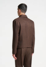 double-breasted-tailored-cropped-blazer-brown