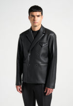 double-breasted-vegan-leather-suit-jacket-black