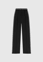 Patricia - Embellished Tailored Pants - Black