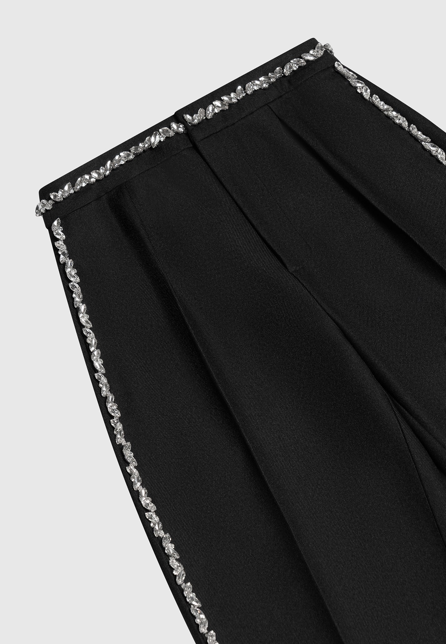 Patricia - Embellished Tailored Pants - Black