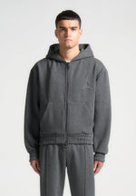 eternel-eiffel-embossed-zip-hoodie-dark-grey