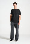 eternel-regular-fit-cotton-t-shirt-with-pintuck-black