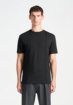ts002-regular-fit-cotton-t-shirt-with-pintuck-black