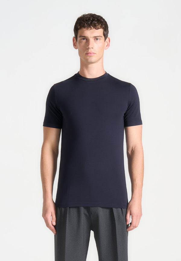 Armand - Fitted Luxe T-Shirt - Navy
