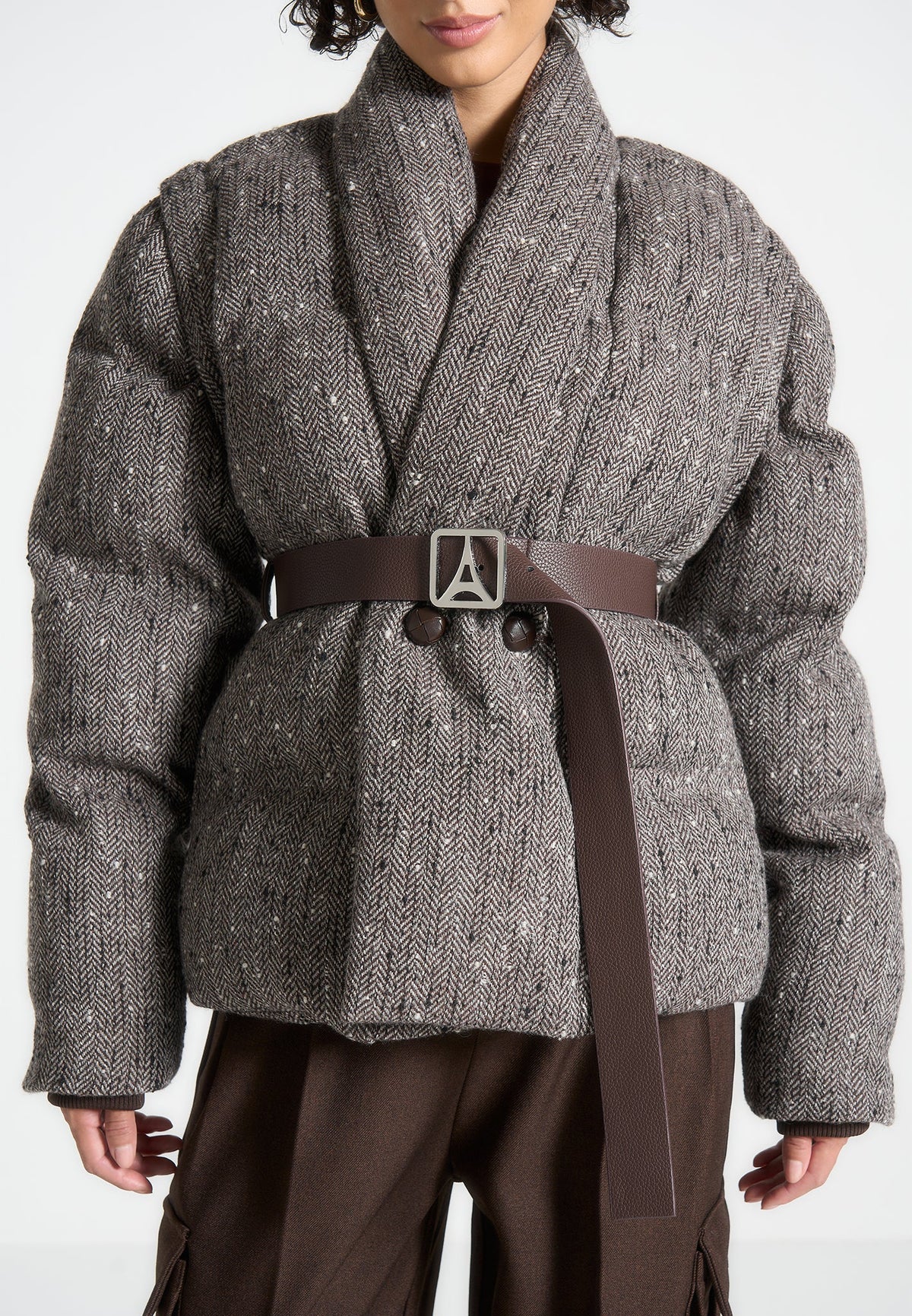 inez-herringbone-wool-wrap-belted-puffer-jacket-brown