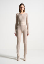 knitted-two-tone-jumpsuit-with-belt-beige-taupe