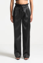 lace-waistband-satin-trousers-black