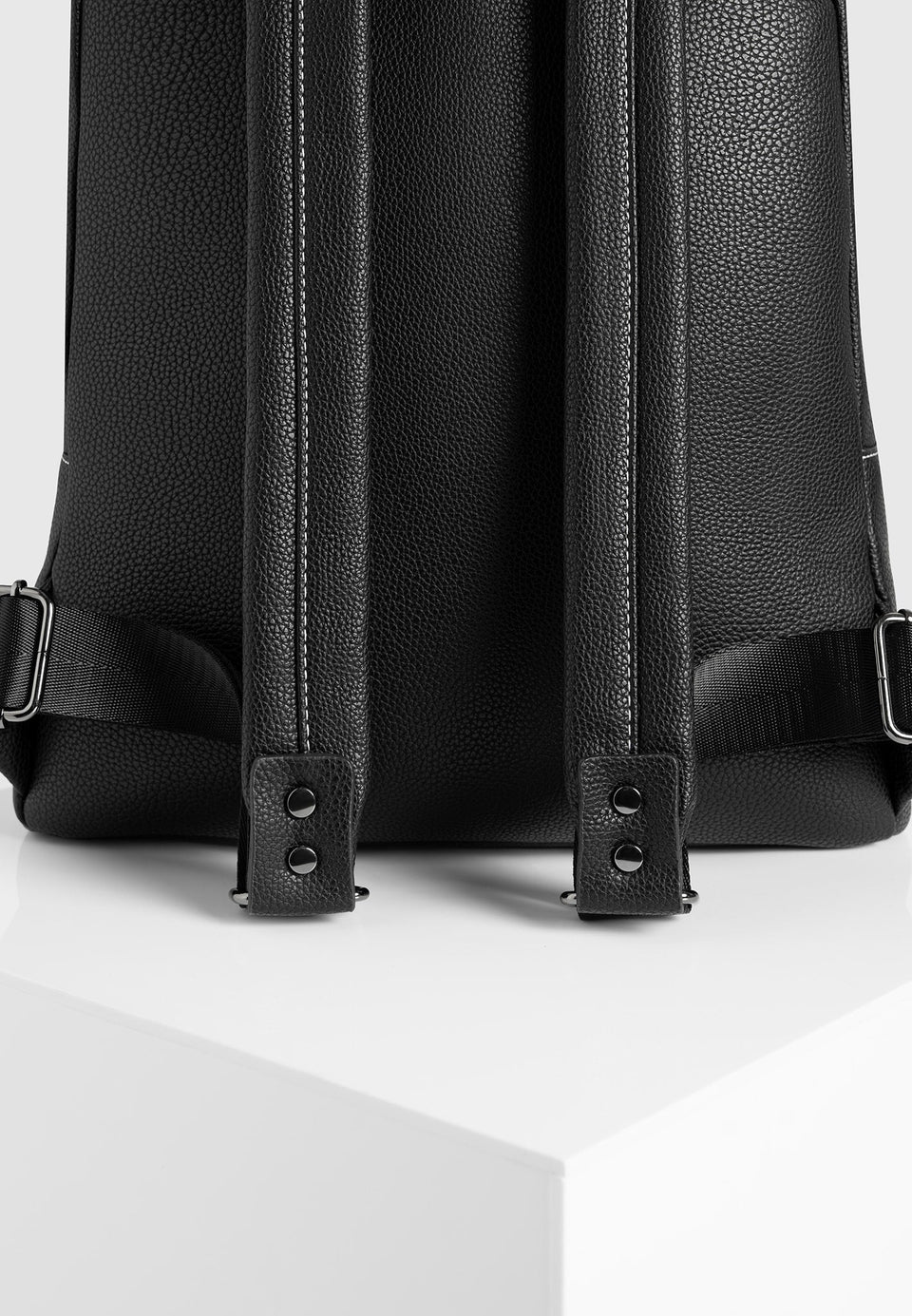 lyon-suede-panel-backpack-black