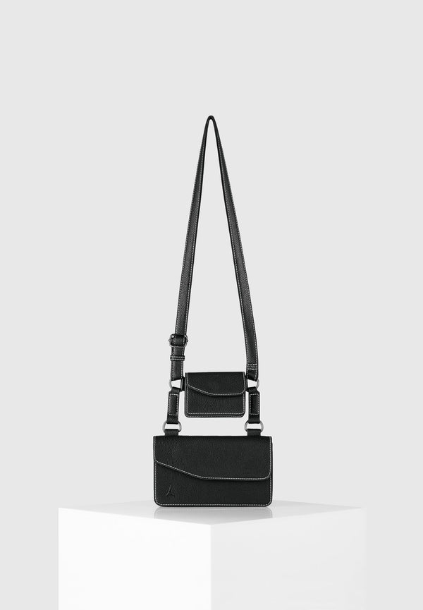 Monet - Duo Crossbody Bag - Black